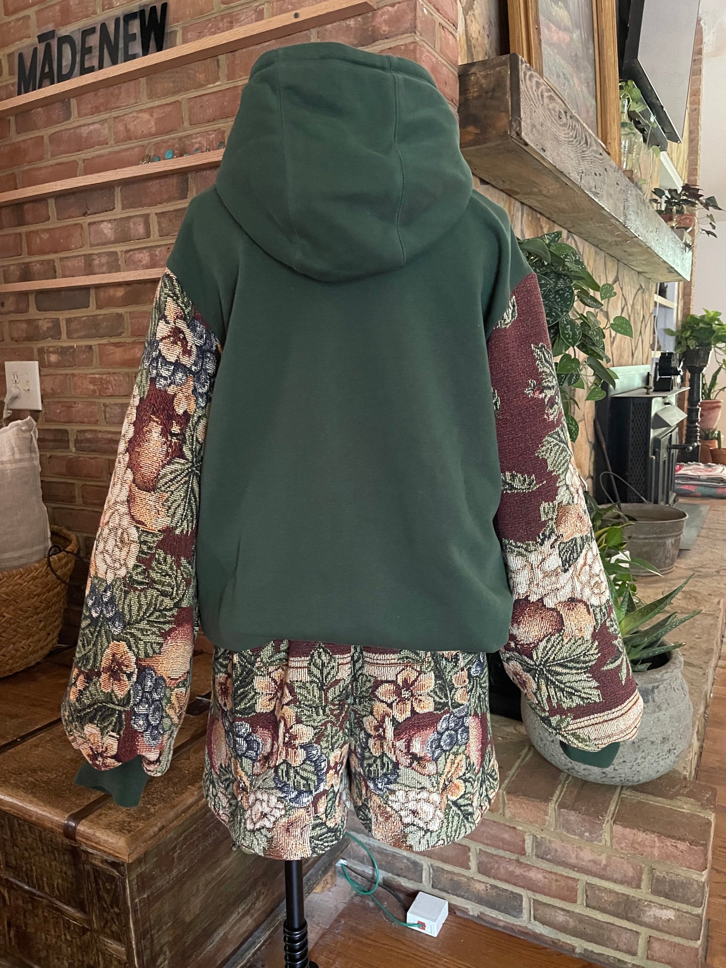 Green floral set XL