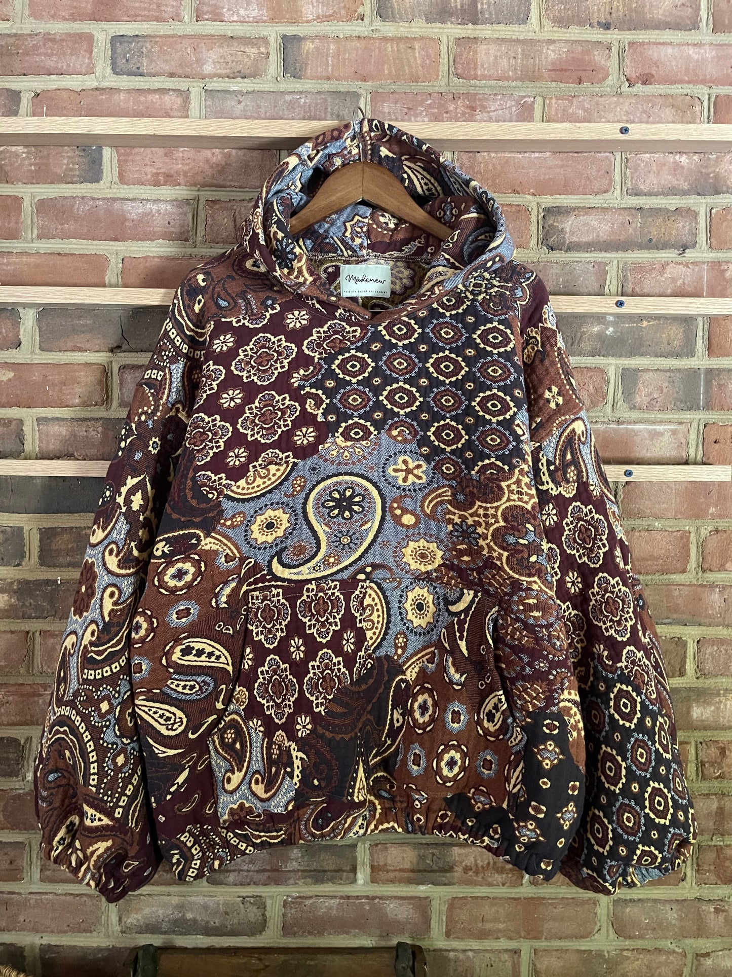 Brown Paisley (up to XL)